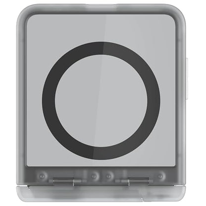 Ghostek Covert Clear Galaxy Z Flip7 Case with Built-in Kickstand, MagSafe and Full Hinge Protection Designed for 2025 Samsung Galaxy Flip 7 (6.9") (Clear Matte) - color: Clear Matte, size: Galaxy Z Flip 7