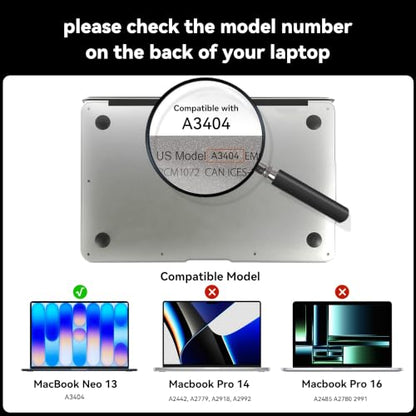 IPROKKO 360° Privacy Screen (Matte) for 2026 MacBook Neo 13-inch A18 Pro - size: Mac-Neo-13"
