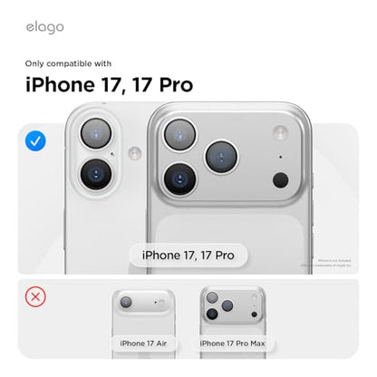 elago Privacy Glass+ Screen Protector for iPhone 17, iPhone 17 Pro - size: iPhone 17, iPhone 17 Pro (1 Pack)