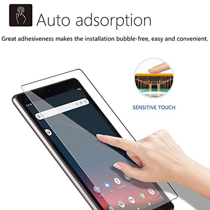 2 PCS Glass screen Protectors for Onn 7 inch Tablet 2024 model, Tempered Glass Scratch resistance case friendly 9H hardness Screen saver for Surf Onn 7.0 inch tablet 2024 released 4th Gen