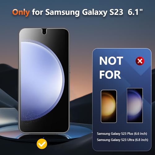 4 Way Matte Privacy Screen Protector for Samsung Galaxy S23 - size: Galaxy S23