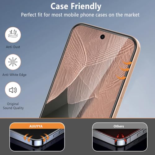 4 Pack for Google Pixel 11 Pro XL Screen Protector Tempered Glass, Military Grade Shatterproof, Fingerprint Unlock, Bubble Free, Anti Scratch Protection Film for Pixel 11 Pro XL, Case Friendly - size: Google Pixel 11 Pro XL