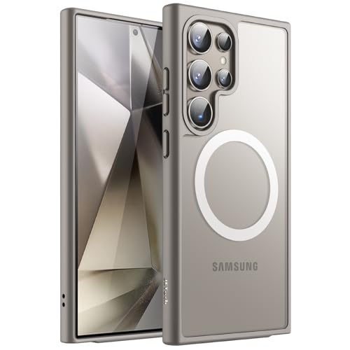 JETech Magnetic Case for Samsung Galaxy S24 Ultra, Titanium Grey - color: Titanium Grey, size: Galaxy S24 Ultra