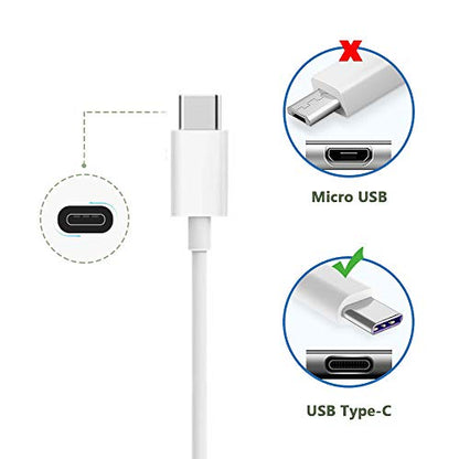 6ft USB-C to USB-A Fast Charger Cable for iPad Pro, Galaxy, MacBook Air, Nintendo Switch, Pixel, LG, Sony, OnePlus - size: 6 ft