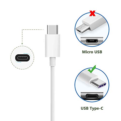 6ft USB-C to USB-A Fast Charger Cable for iPad Pro, Galaxy, MacBook Air, Nintendo Switch, Pixel, LG, Sony, OnePlus (Pack of 2) - size: 6 ft (Pack of 2)