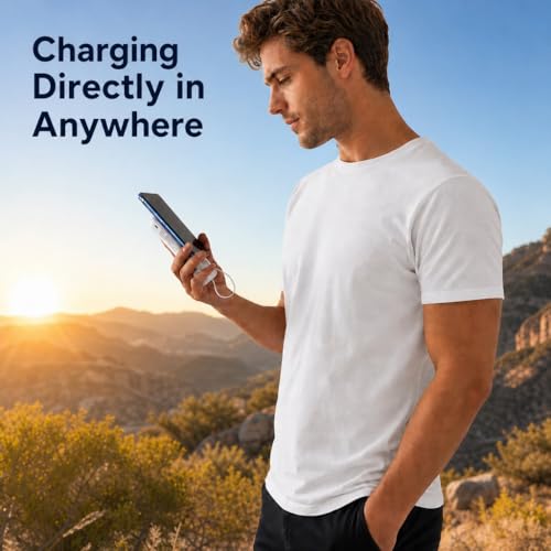 10000mAh Portable Charger with 4 Built-in Cables, 22.5W Fast Charging Power Bank, LED Display, Slim Travel Battery Pack for iPhone 17/16/15/14, Samsung Galaxy, iPad & More - color: White