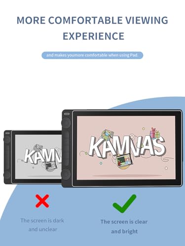 [2 Pack] Screen Protector for HUION Kamvas 13 (Gen 3) 13.3 Inch Drawing Tablet, Flexible TPU Film Compatible with HUION Kamvas 13 Gen3 13.3",Anti-Scratch Ultra-Thin.(Not tempered glass)