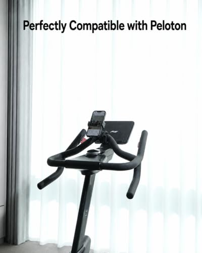 A2C Flexible Phone Holder for Treadmill, Treadmill Phone Mount for Gym - color: Black