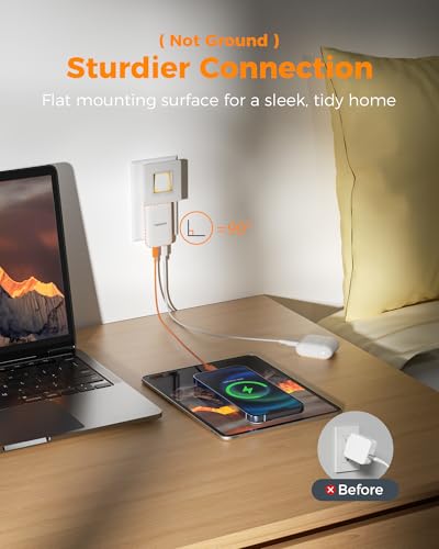 USB C Wall Charger Block PD 65W, TESSAN Flat Fast Phone Charger Foldable - size: 2 USB-C, PD 65 W