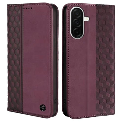 Wallet Case for Samsung Galaxy A18/A17/A26/A16 5G 6.7 inch - PU Leather Flip Cover with Card Holder Slots, Strong Magnetic Folio Phone Case, Wine Red - color: Wine Red, size: Samsung Galaxy A18/A17/A26/A16 6.7"