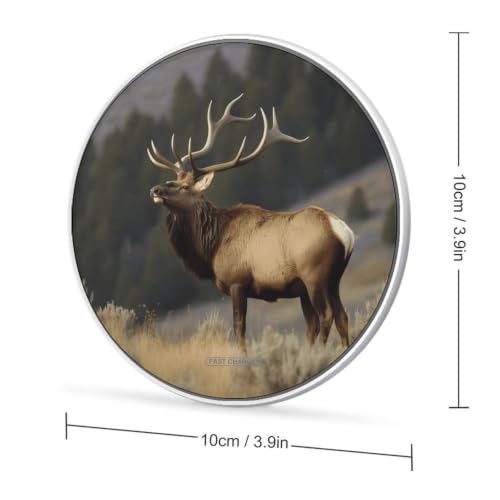 Bull Elk Wireless Charger, Fast Charging Pad