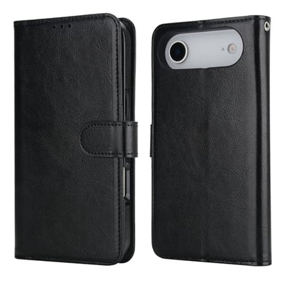 Bocasal Detachable Wallet Case Card Holder for iPhone 17 Air, Black - color: Black