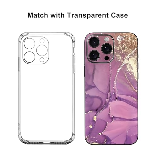 Skin Wrap Compatible with 13/14/15/16/17 Pro Max (Purple, 16 Pro Max) - color: Purple, size: 16 Pro Max