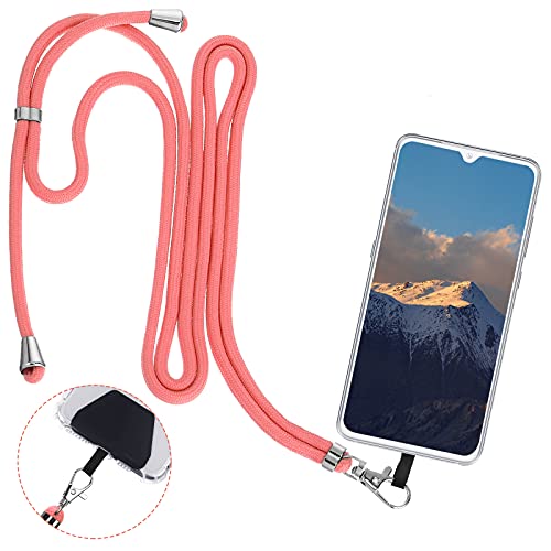 Weewooday 4 Pcs Phone Lanyard Crossbody Phone Strap, Red Color Series - color: Red Color Series