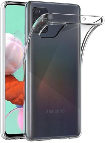 MaiJin Case for Samsung Galaxy A51 5G (6.5 inch) Soft TPU Rubber Gel Bumper Transparent Back Cover