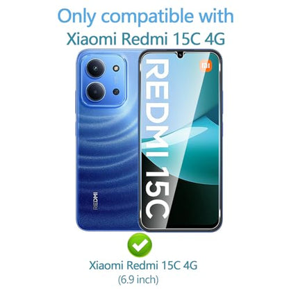 Anoowkoa 2 Pack for Xiaomi Redmi 15C 4G/Poco C85 Screen Protector - color: Xiaomi Redmi 15C 4G
