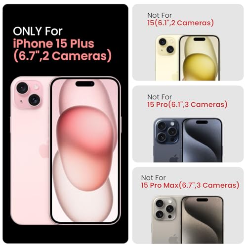 FireNova Designed for iPhone 15 Plus Case, Silicone [Camera Protection] Case, Soft Anti-Scratch Microfiber Lining Inside, 6.7 inch, Black - color: Black, size: Iphone 15 Plus