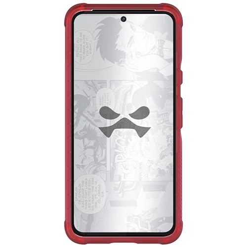 Ghostek Covert Clear Google Pixel 8 Case - Transparent Silicone Shockproof Cover, Compatible with Wireless Charging (6.2 Inch, Red) - color: Red [Limited Edition], size: Pixel 8