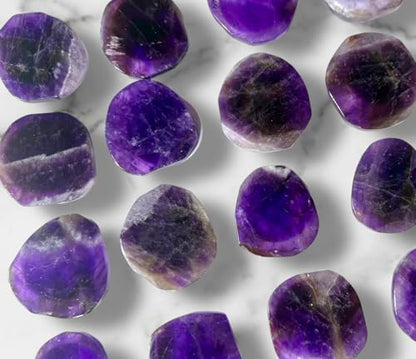 Grips by CRYSTALFY Crystal Phone Grip Holder & Expanding Kickstand-Natural Gemstone Swappable Top Accessory Compatible with iPhone, iPad, Kindle & Mobile Devices (Amethyst Natural Edge, Adhesive) - color: Amethyst Natural Edge, style: Adhesive
