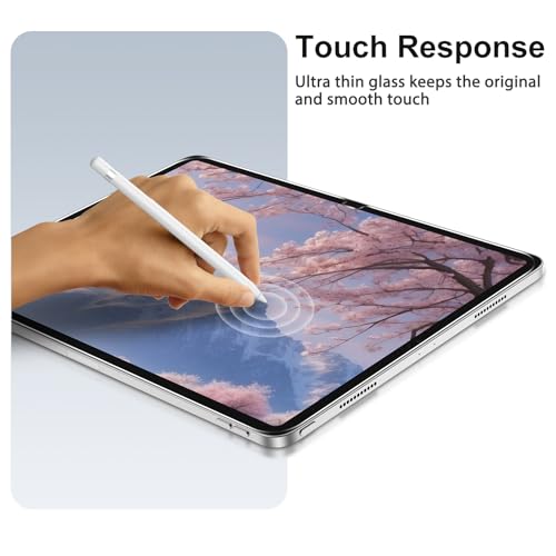 SPARIN 2+2 Pack Screen Protector for iPad (A16) 11th/10th Gen (11”/10.9”) | Tempered Glass + Camera Lens Protector Full Protection, Case Friendly, Anti Scratch, Apple Pencil Compatible-Silver - color: Silver