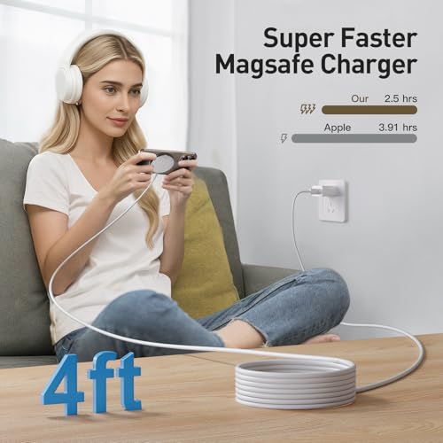 2026 Magnetic Wireless Charger Fast Apple Mag-Safe Charger