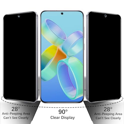 2 Pack Privacy Screen Protector for Samsung Galaxy S25 FE - color: Black-Galaxy S25 FE