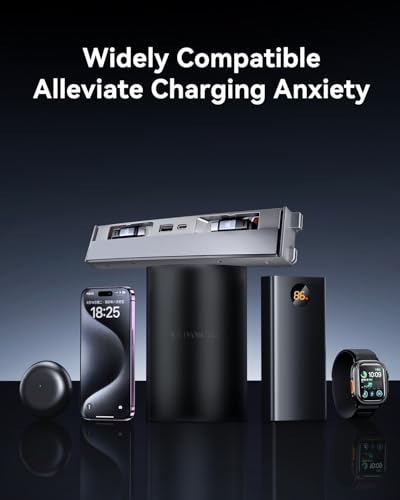 4-in-1 Phone Charger USB Hub Center Console Docking Station for Tesla - size: fits Model Y 2025-2026 & Model 3 2024-2026
