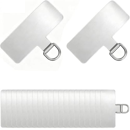20 Pack Stainless Steel Phone Tether Tab for Lanyard & Strap - style: Non-rotatable