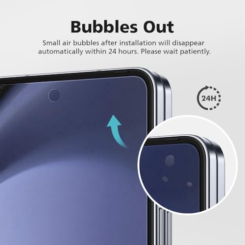 2 Pack Anti Glare Matte Privacy Screen Protector Compatible with Samsung Galaxy Z Fold 6 [Front Screen Only] EPU+TPU Hybrid Film, Anti Fingerprint, Self-Healing,Case Friendly, Easy Installation - size: Galaxy Z Fold 6