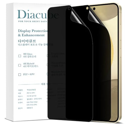 For Samsung Galaxy S24/S25 [Upgraded 27°] Privacy Screen Protector [2 PACK][Fast Fingerprint ID Unlock][Anti-Spy PET Film][Easy Installation with Alignment Jig] [Scratch Resistant] - size: Galaxy S24/S25