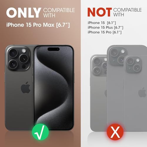 Battery Case for iPhone 15 Pro Max, Enhanced 12000mAh Portable Protective Wireless Charging Case Support Carplay Compatible with iPhone 15 Pro Max (6.7 inch) Rechargeable Battery Charger Cover(Black) - size: iPhone 15 Pro Max