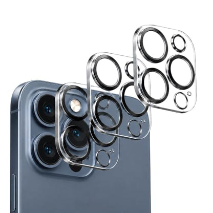 Camera Lens Protector for iPhone 15 Pro Max/iPhone 15 Pro- 3 Pack - size: iPhone 15 Pro Max/15 Pro