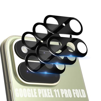 Orzero (3 Pack Camera Lens Protector Compatible for Google Pixel 11 Pro Fold, Protector de Cámera Tempered Glass 9H Precise Camera Cutouts Anti-Scratch Does Not Affect Night Shots and Flash - size: Google Pixel 11 Pro Fold