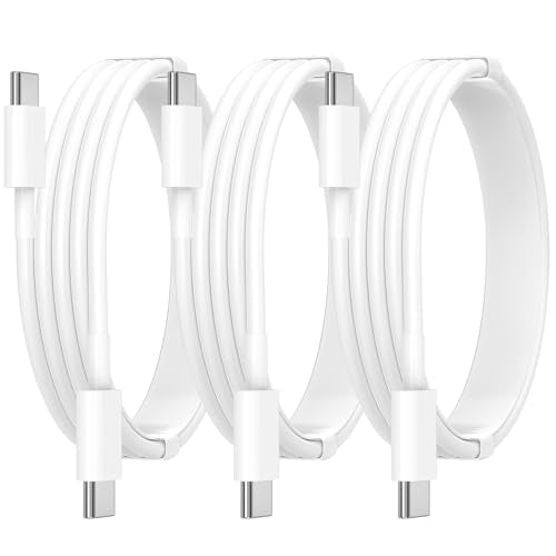 Apple MFi Certified iPhone 17 16 Charger Cable, 3Pack 6FT 100W USB C Cord