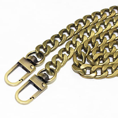 47" Bronze Crossbody Chain Strap for Purse Handbag Shoulder Bag Replacement - color: Bronze