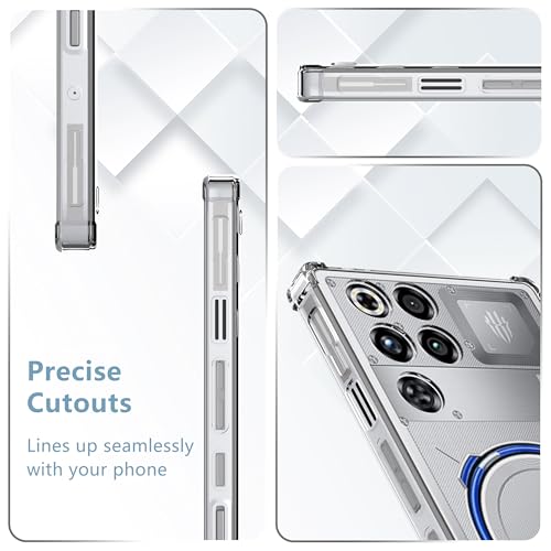 Anoowkoa for ZTE Nubia RedMagic 11 Pro/11 Pro+/RedMagic 11S Pro/11S Pro+ Case:TPU Anti Yellowing Clear Cover Phone Case.Military-Grade Shockproof.Ultra-Thin Drop-Proof and Super Soft.Transparent - color: RedMagic 11 Pro/11 Pro+/RedMagic 11S Pro/11S Pro+