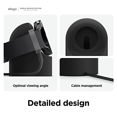 elago GW2 Charging Stand for Samsung Galaxy Watch Series - color: Black