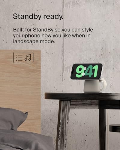 Belkin MagSafe 15W 2 in 1 Wireless Charging Dock, Fast Charger - color: Sand, style: Gen 1