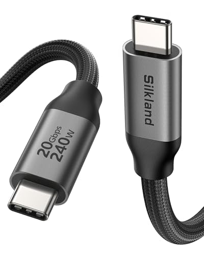 Silkland 20Gbps USB 4 Cable Long, 5K/4K@60Hz, 240W PD 3.1, 16.5FT/5M - size: 16.5FT