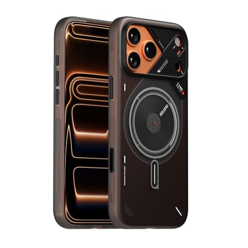 Aulumu A17 iPhone 17 Pro Magnetic Thermal Case | CoolHyper | with Camera Control | IMD Technology | Compatible with Magsafe | Touch Translucent Gray - color: Translucent Gray, size: iPhone 17 Pro