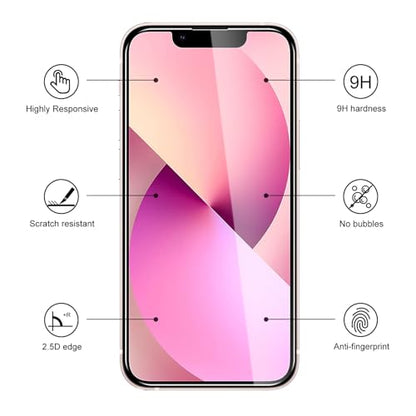 3 Pack Tempered Glass Screen Protector for iPhone 13/13 Pro/14/16e, 9H Hardness, Scratch Resistant, HD Clear, Case Friendly, Bubble-Free, Easy Install - size: iPhone 13/13 Pro/14/16e