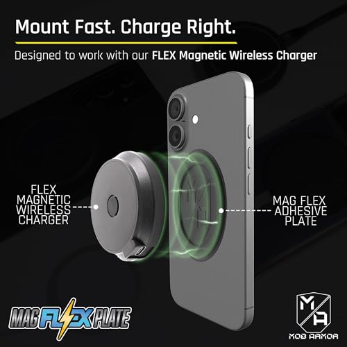 Mob Armor Magnet Flex Plate Phone Mount for MagSafe