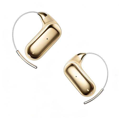 Xmenha Open Over Ear Earbuds Wireless Bluetooth Open Ear Headphones - color: Skin Tone