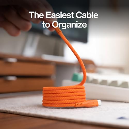 Statik MagStack Pro USB C to USB C Coiling Magnetic Charging Cable,100W - color: Orange, size: 3ft (3 Pack), style: USB-C to USB-C