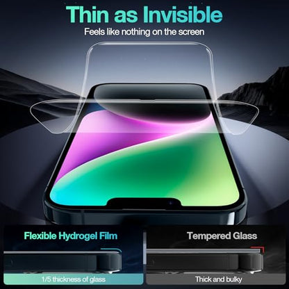 3 Pack Flexible Film Screen Protector for iPhone 13 Pro Max/ 14 Plus, Non-breakable Soft TPU Hydrogel Film for iPhone 13 Pro Max/ 14 Plus Screen Protector Film (NOT Glass) - size: iPhone 14 Plus/ 13 Pro Max