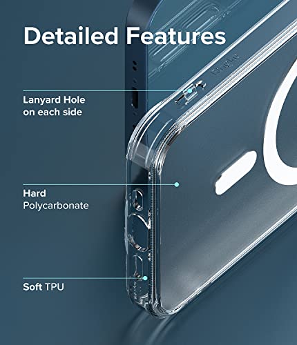 Ringke for iPhone 13 Mini Case [Fusion Magnetic Matte Clear] | Compatible with MagSafe, Oil & Dirt Resistant, Anti-Fingerprint Technology Prevents Oily Smudges, Feels Velvety Soft - size: iPhone 13 Mini