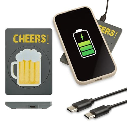 Thinking Gifts 15W Magnetic Wireless Charger, Charging Pad - Beer - color: Beer