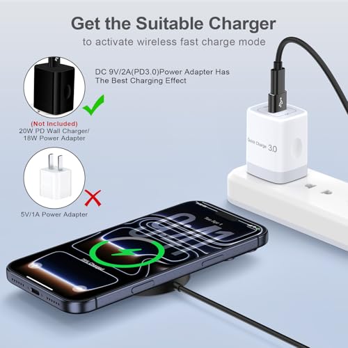 for Google Pixel 10 Pro Fold 11 Magnetic Wireless Charger Fast Charging Pad - color: Black