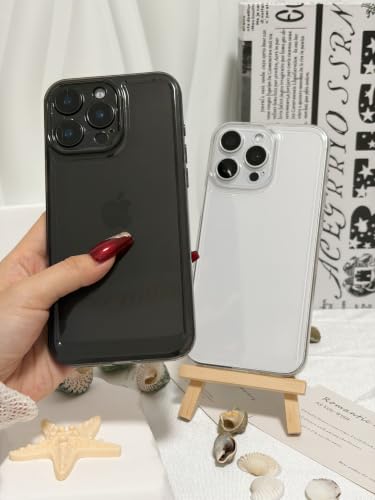 Case Compatible with iPhone 16 Pro Max, Non-Yellowing Shockproof Anti-Scratch Clear Soft Phone Cover with Lens Protector - Clear - color: Clear, size: iPhone 16 Pro Max