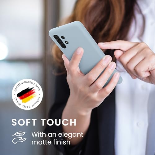 kwmobile Case Compatible with Samsung Galaxy A13 4G Case - Soft Slim Protective TPU Silicone Cover - Light Blue Matte - color: light blue matte, size: Galaxy A13 4G